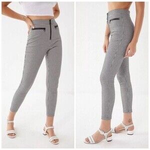 Urban Outfitters Uo Susie High Waisted Pants Gingham sz 4 Retro Pin Up Hollywood